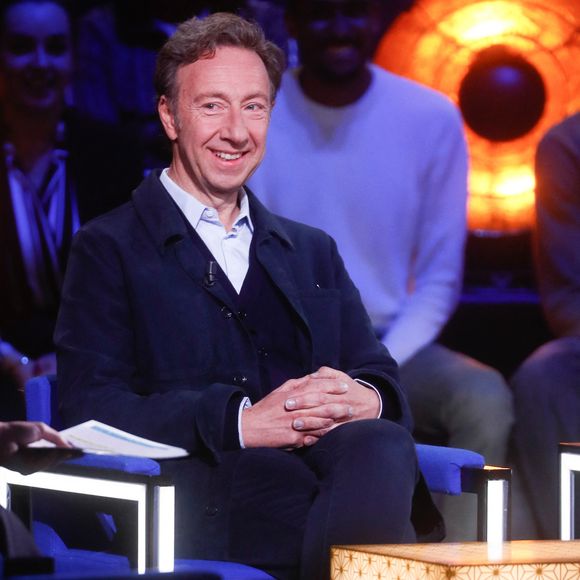 Exclusif -  Stéphane Bern - Enregistrement de l'émission "La Boîte à secrets", au Studio du Lendit, présentée par F.Bollaert et diffusée le 17 janvier sur France 3. Le 17 décembre 2024
© Christophe Clovis / Bestimage