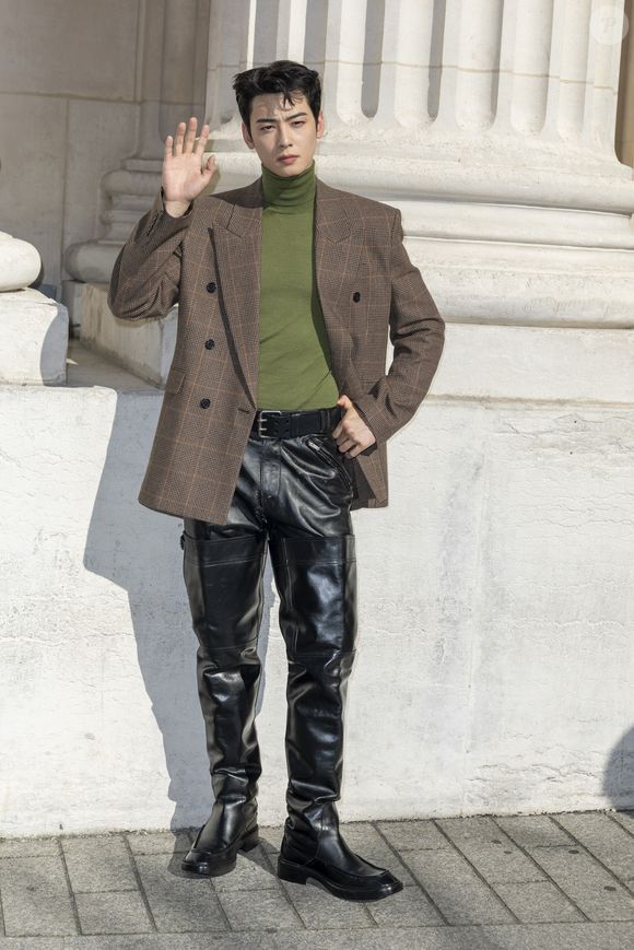 Cha Eun-woo – Photocall du Défilé de mode Saint Laurent Homme, Collection Printemps-Été 2026 dans le cadre de la Fashion Week de Paris, France, le 24 juin 2025.
 
© Olivier Borde / Bestimage