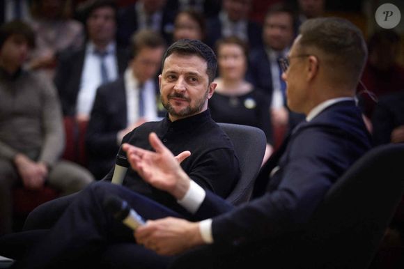 Visite de Volodymyr Zelensky et sa femme Olena Zelenska en Finlande, le 18 mars 2025 © Ukraine Presidency via Bestimage
