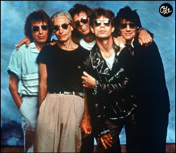 Il doit cette fortune à sa longue carrière avec les Rolling Stones.
Mick Jagger et les Rolling Stones dans les années 1990. ©Bestimage