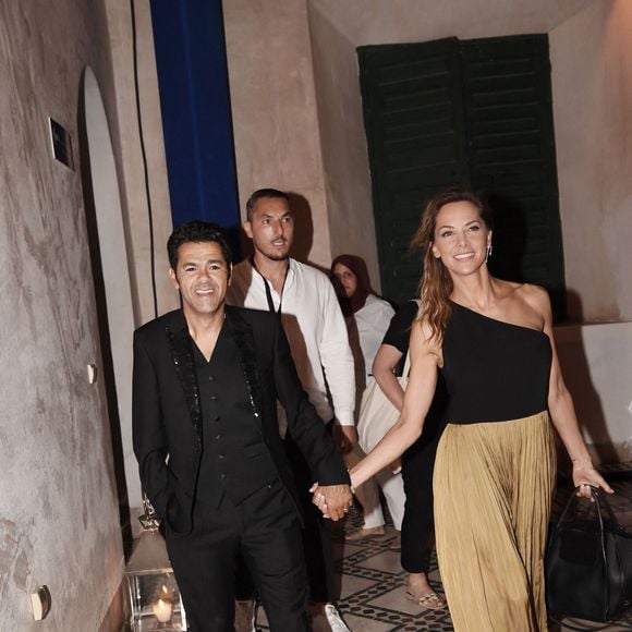 Exclusif - Jamel Debbouze et sa femme Mélissa Theuriau à l'after-party de la soirée du grand gala du "Marrakech du Rire 2022" pour la 10ème édition à l'hôtel Selman de Marrakech, Maroc, le 18 juin 2022. © Rachid Bellak/Bestimage