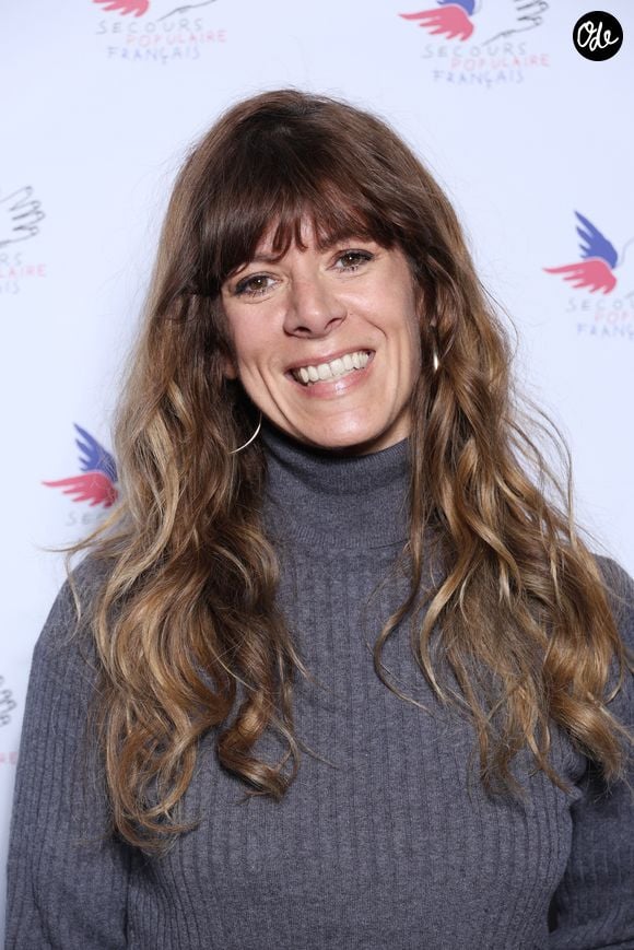 Magali Ripoll au photocall de la soirée annuelle du Secours Populaire au Musée des Arts Forains à Paris le 2 décembre 2024. © Denis Guignebourg / Bestimage
