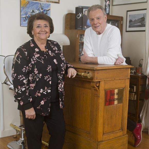 Herbert Leonard et sa femme Cléo chez eux à Barbizon le 2016/12/2016
JLPPA / Bestimage