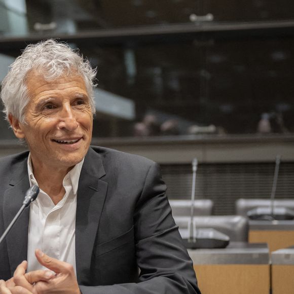 L'animateur de télévision et de radio français Nagui lors d'une audition à l'Assemblée nationale française à Paris, le 1er avril 2026 Photo par Eliot Blondet / ABACAPRESS.COM