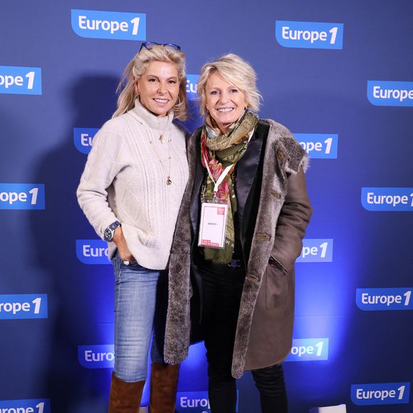 Exclusif - Caroline Margeridon et Sophie Davant - Sophie Davant anime son émission d'Europe 1 "Sophie & Les Copains" au salon Made in France à Paris le 9 novembre 2023.