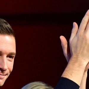 Jordan Bardella lors d'un meeting à Etrepagny le 15 décembre 2024

© Christian Liewig / Bestimage