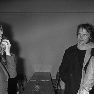 Archives - Brigitte Bardot, accompagnée de son compagnon Miroslav Brozek, et Allain Bougrain-Dubourg en conférence de presse pour la protection des animaux, pour faire cesser le massacre des bébés phoques. Le 12 mars 1979
© Jean-Claude Woestelandt / Bestimage
