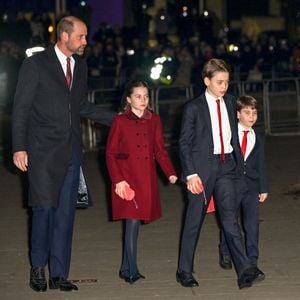 La famille royale d'Angleterre assiste à la messe "Together At Christmas Carol" à l'abbaye de Westminster à Londres, Royaume-Uni le 6 Décembre, 2024