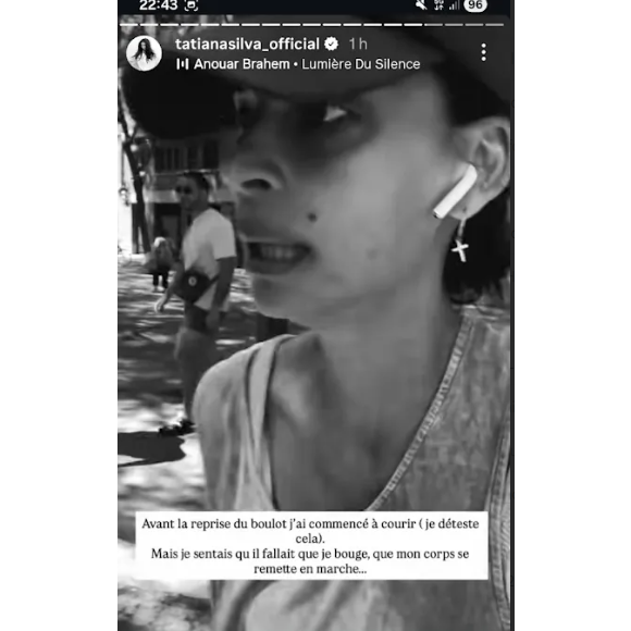Tatiana Silva s'exprime sur sa perte de poids après sa grossesse.