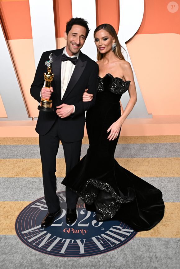 Adrien Brody,Georgina Chapman - Soirée Vanity Fair lors de la 97ème cérémonie des Oscars à Hollywood le 2 mars 2025.

Photo : Broadimage / Bestimage