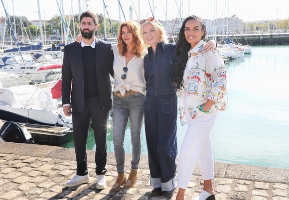 Mayel Elhajaoui, Ingrid Chauvin, Luce Mouchel, Nelly Lawson - Photocall de la série "Demain nous appartient" lors de la 26ème Edition du Festival de la Fiction de La Rochelle. Le 14 septembre 2024
© Patrick Bernard / Bestimage