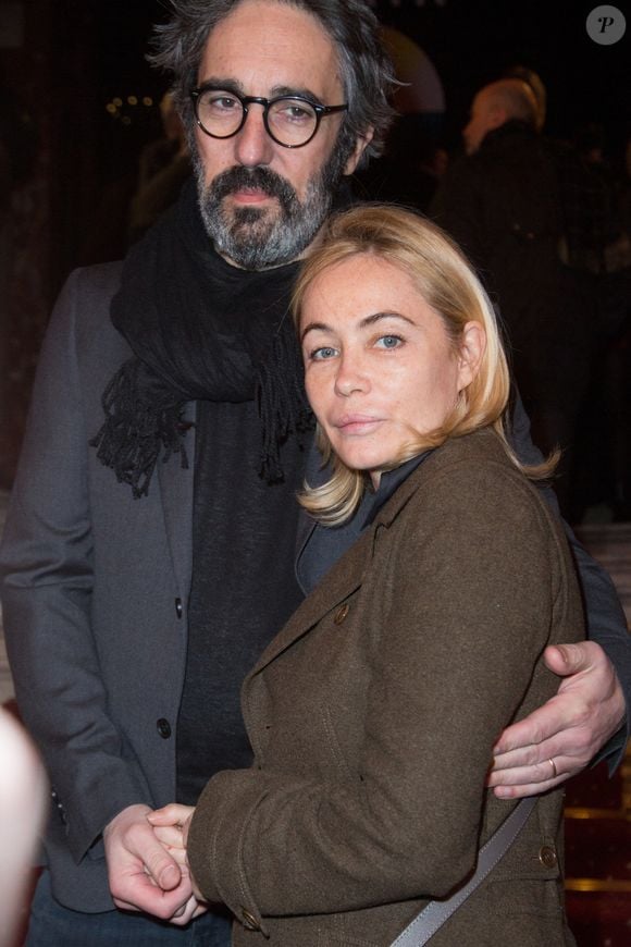 Emmanuel Beart et son mari Frederic Chaudier assistent à l'événement du 10e anniversaire de 'Flair Group' à l'hôtel Le Marois à Paris le 28 mars 2019 à Paris, France. Photo by Nasser Berzane/ABACAPRESS.COM