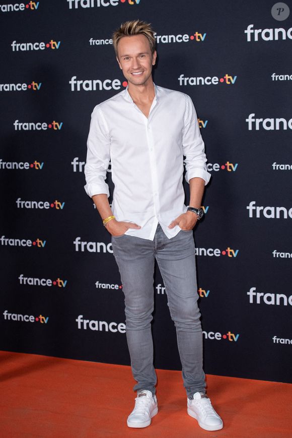 Cyril Féraud assiste à la conférence de Presse de rentrée de France Télévisions à Paris, France le 11 Juillet 2023. Photo par Aurore Marechal/Abaca