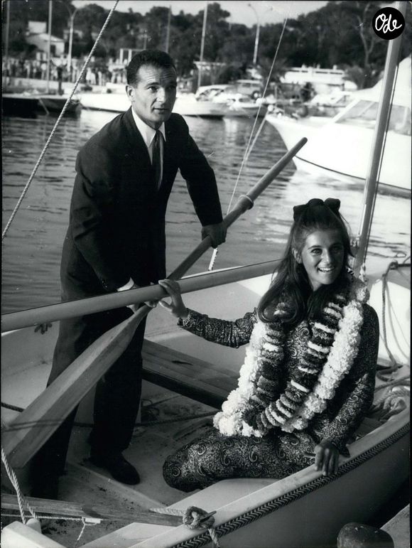 Tout le monde en Méditerranée a assisté jeudi à la pose de la première pierre du nouveau port de plaisance de Saint-Raphaël, qui peut accueillir 700 bateaux. Jul. 27, 1968 - (Crédit image : Keystone Press Agency/ZUMA Press Wire)