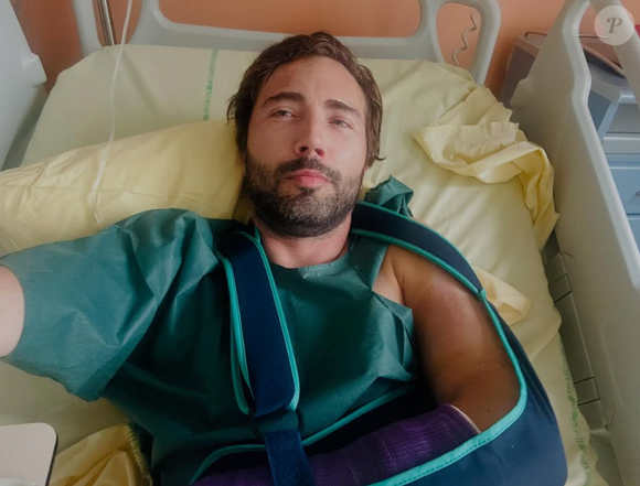 Ghislain a fini a l'hôpital à la suite de blessures
Ghislain, le mari de Christophe Beaugrand, à l'hôpital après la tentative de cambriolage - photo Instagram du 5 juin 2025