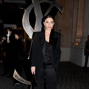 Elodie Bouchez - Photocall du défilé de la collection Homme Saint Laurent Automne/Hiver 2024-2025 dans le cadre de la Fashion Week de Paris le 5 mars 2024. © Christophe Clovis / Bestimage