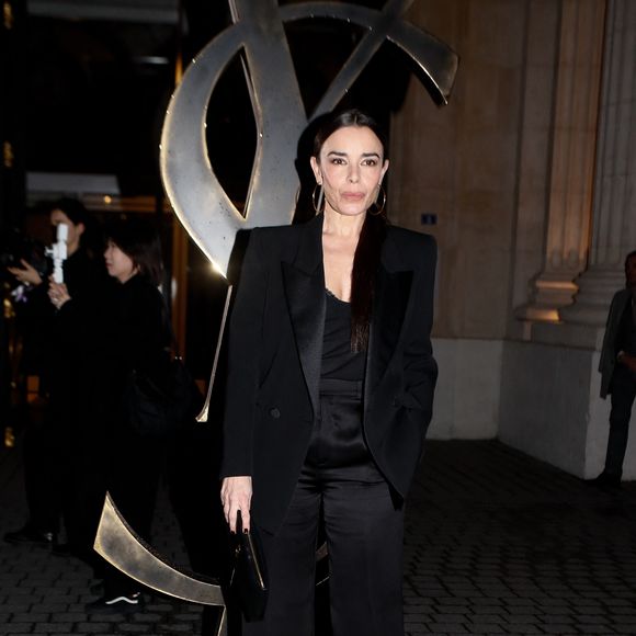 Elodie Bouchez - Photocall du défilé de la collection Homme Saint Laurent Automne/Hiver 2024-2025 dans le cadre de la Fashion Week de Paris le 5 mars 2024. © Christophe Clovis / Bestimage