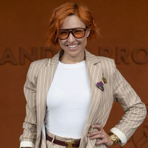 Natasha St-Pier au Village lors des Internationaux de France de Tennis de Roland Garros 2025 le 3 juin 2025 à Paris.  © Moreau / Jacovides / Bestimage