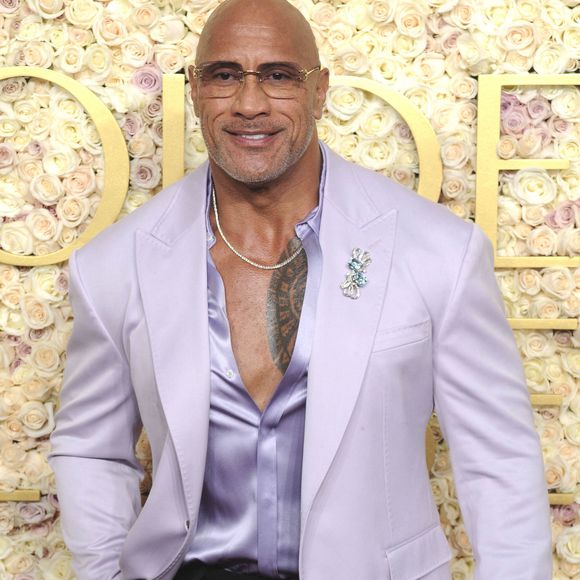 Dwayne Johnson au photocall de la 82ème cérémonie des Golden Globes au The Beverly Hilton à Los Angeles, Californie, Etats-Unis, le 5 janvvier 2025. © Imago/PsnewZ/Bestimage