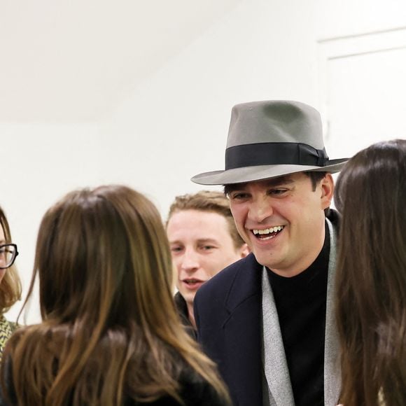 Exclusif - Alain-Fabien Delon lors du cocktail après-spectacle lors de la soirée Ciné-concert symphonique "Alain Delon, le dernier Samouraï" au Palais des congrès à Paris le jour de son anniversaire le 8 novembre 2024.

© Jacovides / Moreau / Bestimage