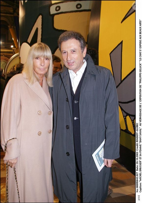 Michel Drucker et sa femme Dany Saval