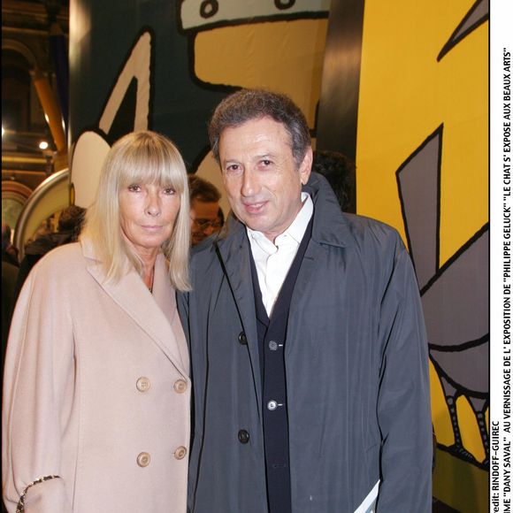 Michel Drucker et sa femme Dany Saval