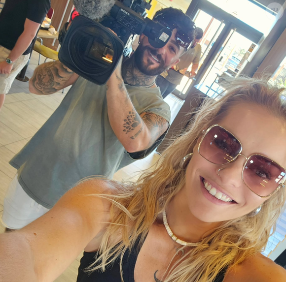 Laury et Anthony lors du tournage de "Mariés au premier regard 2025", publication Instagram du 29 avril