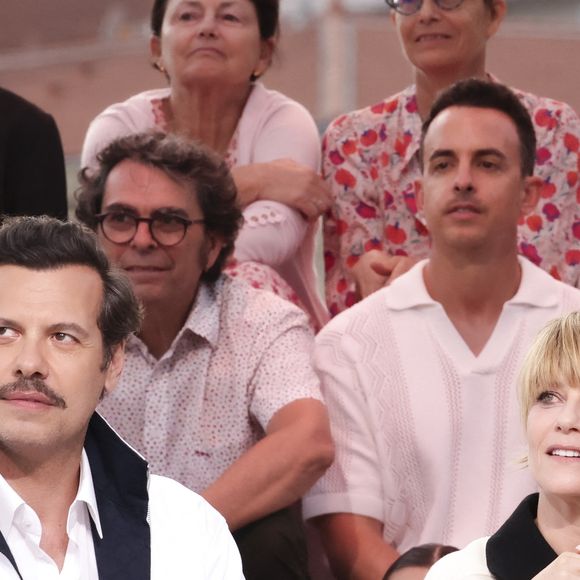 " Je ne me souviens pas du jour de notre rencontre, mais de la première situation", confie Marina Foïs au Figaro. Cette situation ? Une répétition autour des Carnets d’Albert Camus.

Exclusif - Laurent Lafitte, Marina Foïs - Plateau de l'émission "C à vous" lors du 78ème Festival International du Film de Cannes le 19 mai 2025. © Jack Tribeca / Bestimage