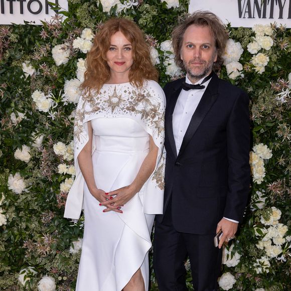 Florian Zeller et sa femme Marine Delterme - Photocall du dîner Vanity Fair x Louis Vuitton chez Fred l'Ecailler lors du 75ème Festival International du Film de Cannes, le 20 mai 2022.
© Olivier Borde / Bestimage