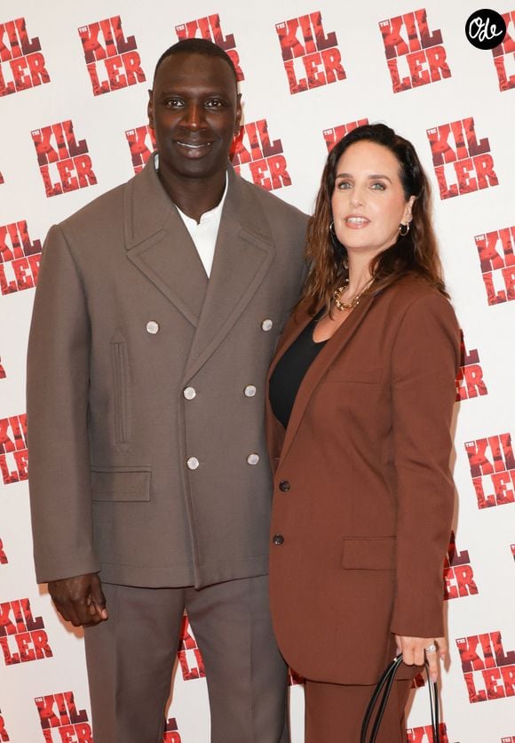 Omar Sy et Hélène Sy - Avant-première du film "The Killer" au cinéma Pathé Palace à Paris © Coadic Guirec / Olivier Borde / Bestimage