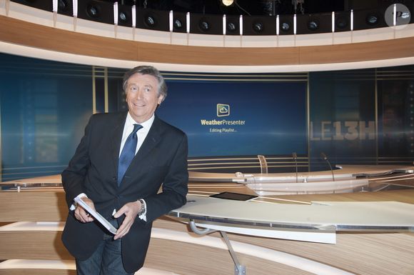 Exclusif - Jacques Legros sur le plateau du Journal de TF1 le 30 avril 2015