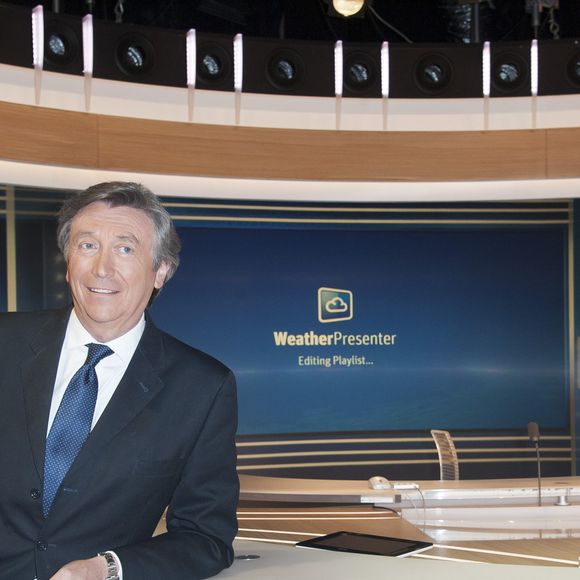 Exclusif - Jacques Legros sur le plateau du Journal de TF1 le 30 avril 2015