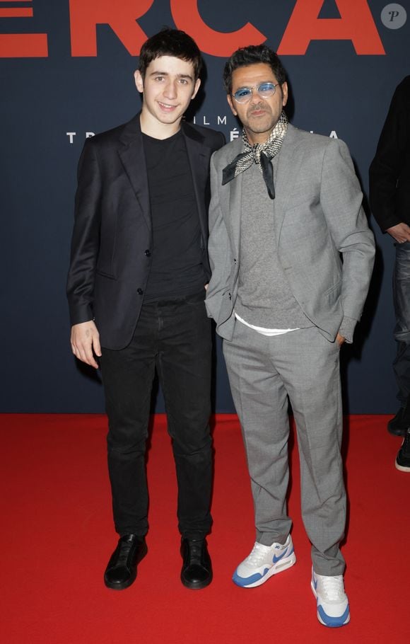 Milo Machado-Graner et Jamel Debbouze - Première du film "Mercato" au cinéma "Le Grand Rex" à Paris, le 17 février 2025.
© Guirec Coadic/Bestimage