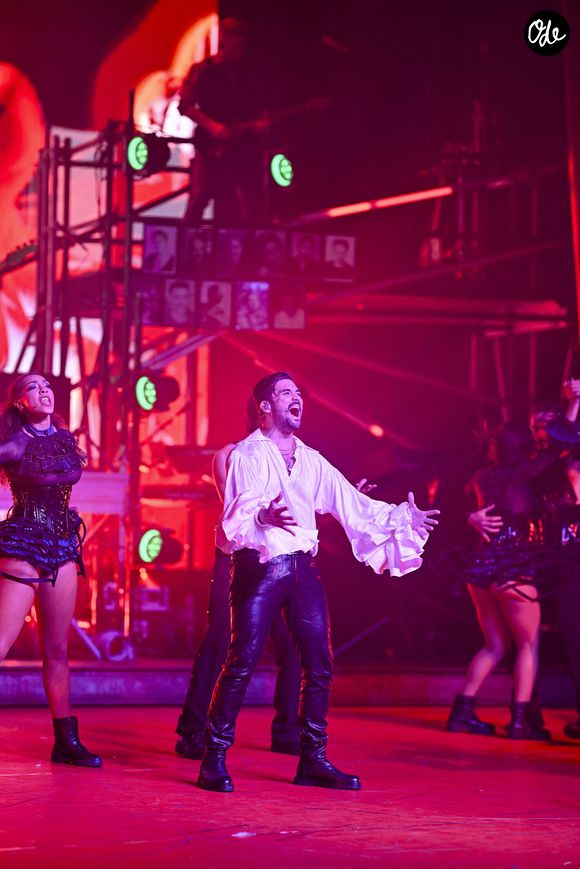 Exclusif - Florent Mothe - Première du spectacle "STARMUSICAL" au théâtre des Folies Bergère à Paris le 13 février 2025.  © Pierre Perusseau / Bestimage
