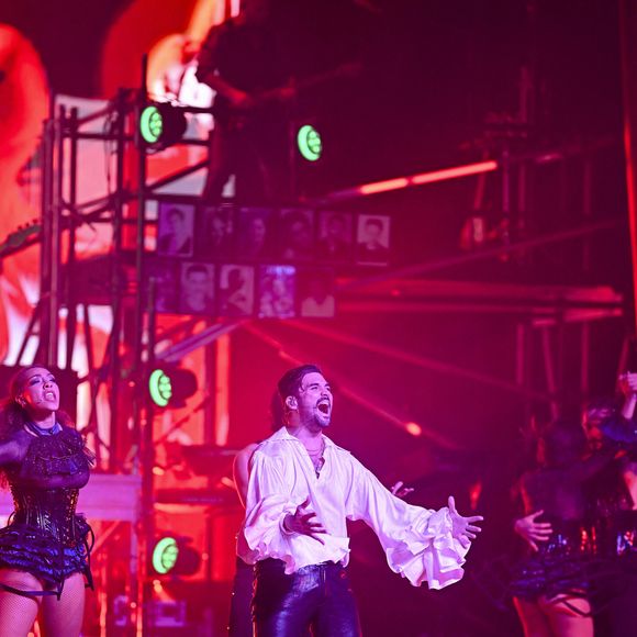 Exclusif - Florent Mothe - Première du spectacle "STARMUSICAL" au théâtre des Folies Bergère à Paris le 13 février 2025.  © Pierre Perusseau / Bestimage