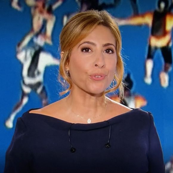 Captures d'écran - Léa Salamé présente son premier journal de 20 heures sur France 2 le 1er septembre 2025. © Alain Guizard / Bestimage