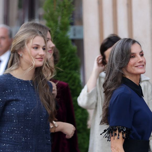 Le roi Felipe VI, la reine Letizia, la princesse héritière Leonor et la princesse Sofia assistent au concert de clôture de la 33ème Semaine musicale à Oviedo. Photo by LALO YASKY / BESTIMAGE