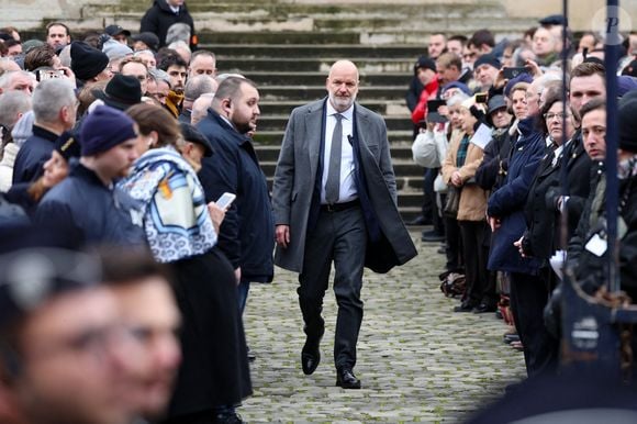 Thierry Légier -  Arrivées à l'hommage à Jean-Marie Le Pen en l’église Notre-Dame du Val-de-Grâce à Paris le 16 janvier 2025.

© Cyril Moreau / Bestimage