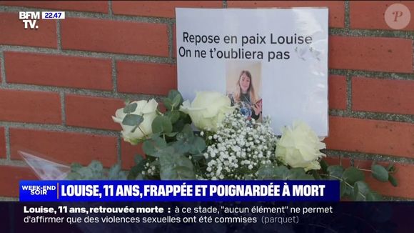 Meurtre de Louise, capture d'écran BFMTV.