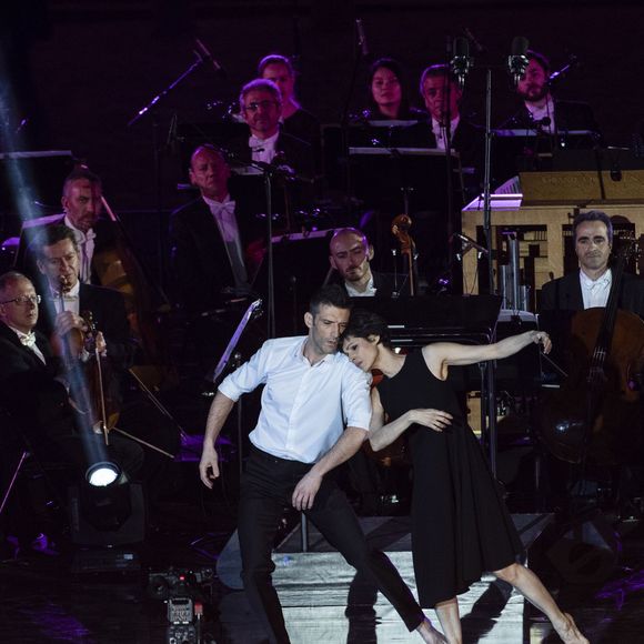 Exclusif - Marie-Claude Pietragalla et son mari Julien Derouault - Soirée spéciale " Notre Dame de Paris, Le Grand Concert " qui s'est déroulée dans la Cour des Invalides à Paris 7eme et diffusée sur France 2 samedi 20 Avril 2019.
© Pierre Perusseau / Bestimage