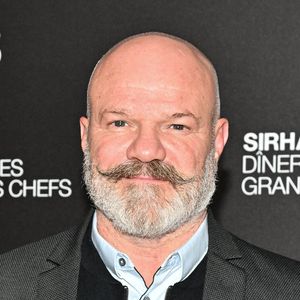 Philippe Etchebest au Diner des Grands Chefs avant le SIRHA à Lyon, France. Photo Abaca