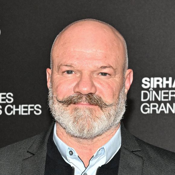 Philippe Etchebest au Diner des Grands Chefs avant le SIRHA à Lyon, France. Photo Abaca