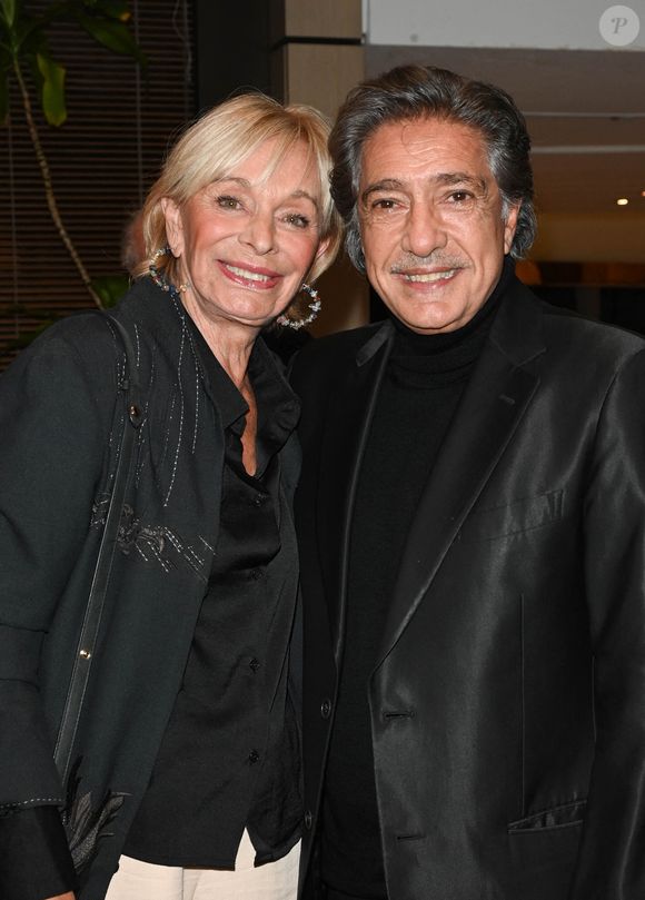 Frédéric François et sa femme Monique Vercauteren lors de l'hommage à Jean Renard à la Sacem à Paris le 5 octobre 2022.
© Coadic Guirec / Bestimage