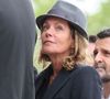 Cendrine Dominguez - Obsèques de P.Laffont dans la salle de la Coupole du cimetière du Père-Lachaise à Paris, le 23 août 2024. L'animateur de télévision est décédé le 7 août 2024 à l'âge de 84 ans. 
© Dominique Jacovides / Bestimage
