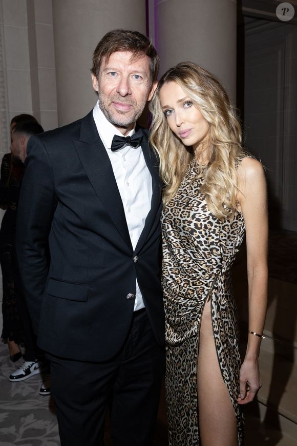 Exclusif - Dominique Busso et sa nouvelle compagne Monika Kowalska - Global Gift Gala Paris à l'hôtel Four Seasons George V à Paris le 8 novembre 2025. © Cyril Moreau/Bestimage