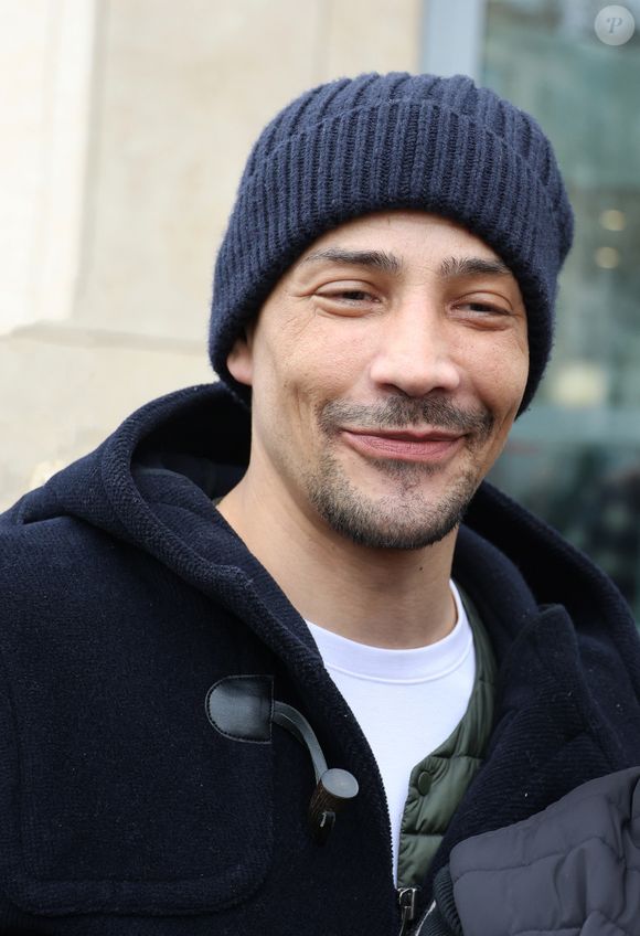 Exclusif - Steevy Boulay à la sortie des studios de RTL à Neuilly-sur-Seine, France, le 12 février 2025. © Bestimage