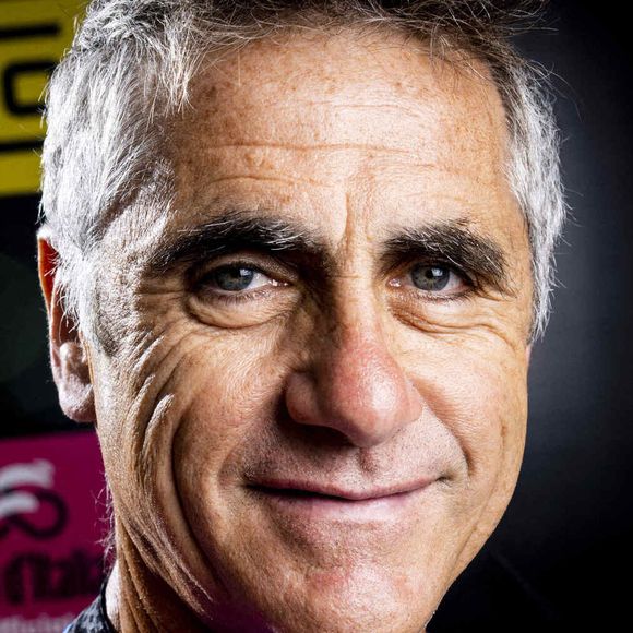 Présentation du vélo d'appartement Technogym Ride par Laurent Jalabert à Paris le 17 mai 2022. (JB Autissier / Panoramic / Bestimage).