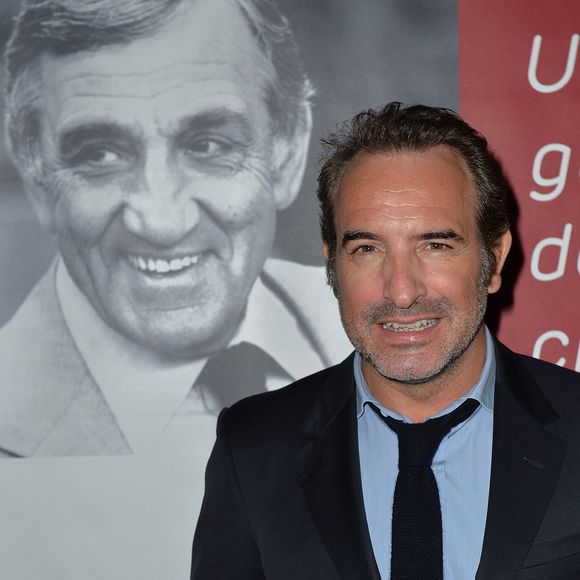 Jean Dujardin (parrain de l'exposition) lors du vernissage de l"exposition "Lino Ventura, Une Gueule de Cinéma" à Saint-Cloud, le 11 octobre 2017.
© Ramsamy Veeren/Bestimage