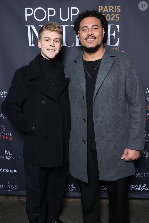 Tout comme Noah et Charles.

Charles et Noah (Star Academy 12) participent à la Pop Up Influence Party organisée par Aurélien Cassirame, à Paris, le 02 février 2025 à Paris, France. Photo by Jerome Domine/ABACAPRESS.COM