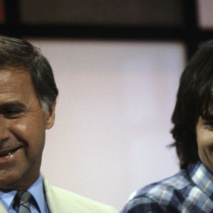 Archives -  Michel Hidalgo et Jean-Jacques Goldman le 6 octobre 1983.  © Bernard Leguay via Bestimage